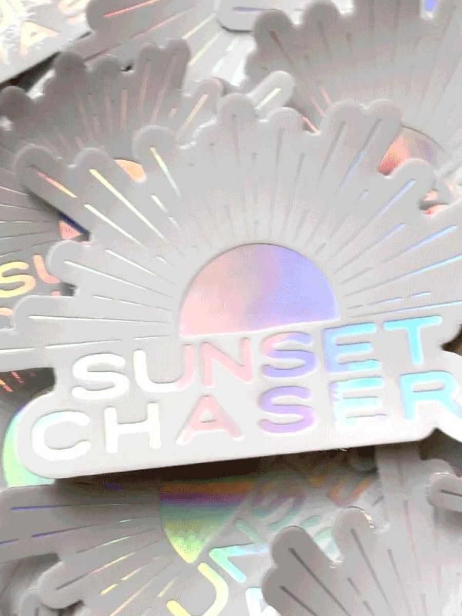 Art The Sunset | Sunset Chaser Holographic Sticker