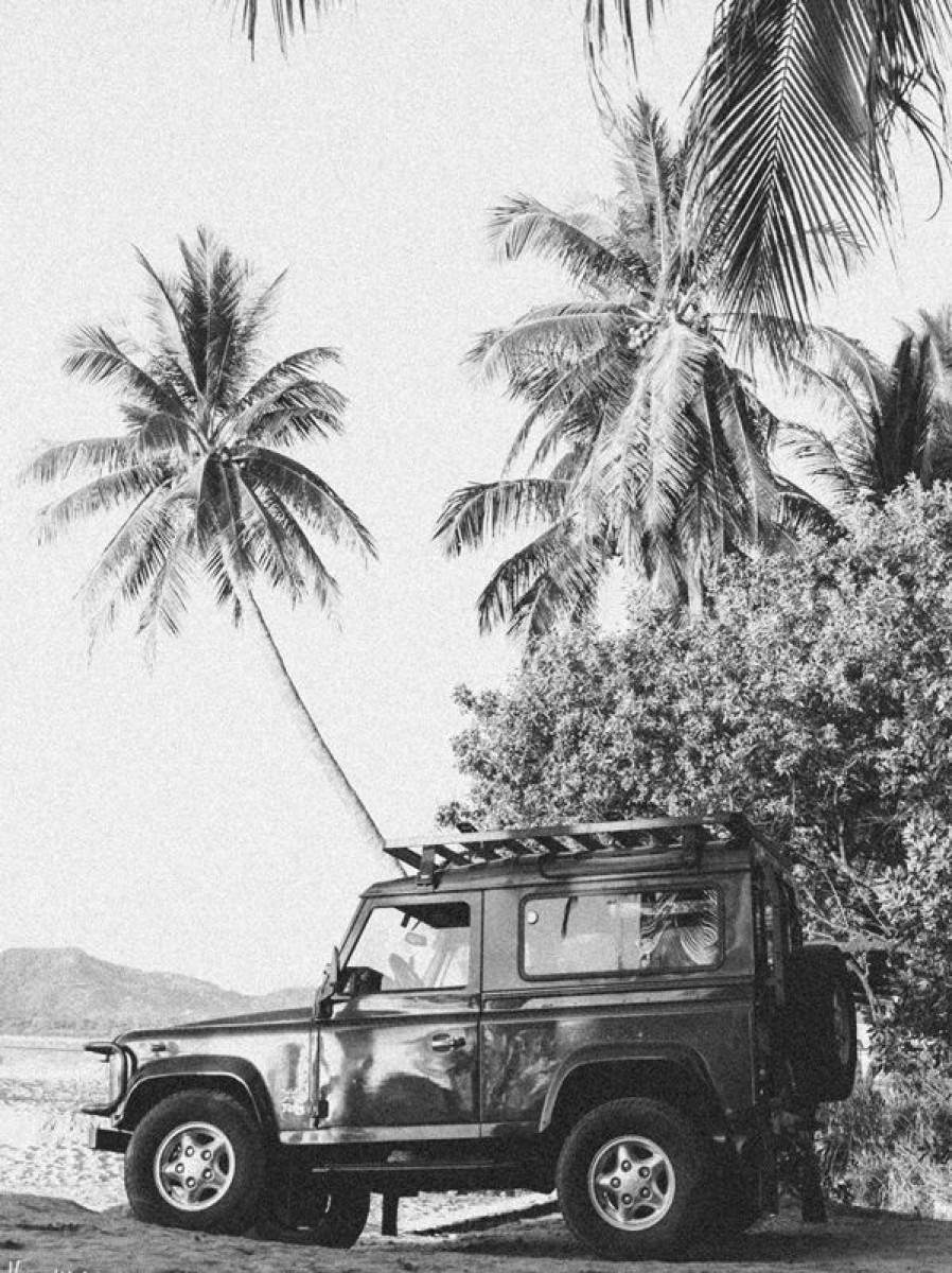 Art The Sunset | Paradise Found Rover - Black & White